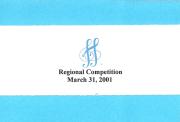 2001 Regional competition1