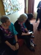 Donna and Amand, waiting for their first performance