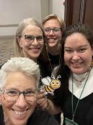 Emily, Holly and friends, flat bee