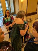 Pre stage hugs, Bettina and RingPop! 2