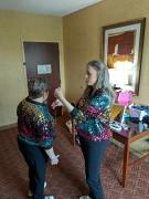 RingPop! Marj and Tara, gettin ready
